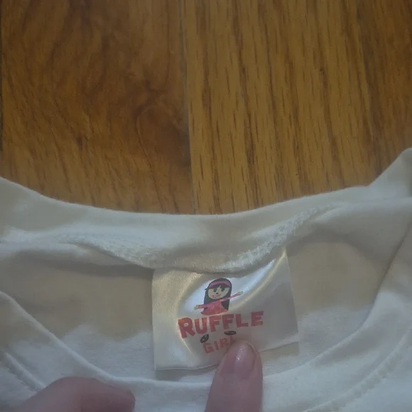 Kids White Sweatshirt with Pumpkin and Gnome Design - Picture 2 of 5